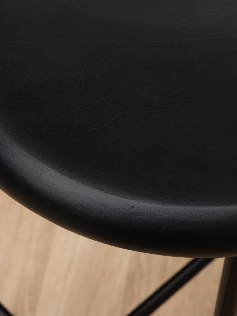 Tabouret de bar bleu foncé Motta - 4