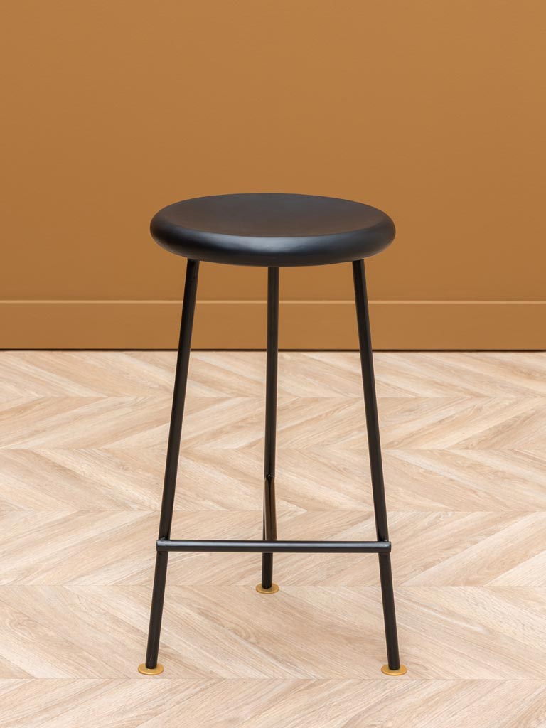 Tabouret de comptoir bleu foncé Motta - 3