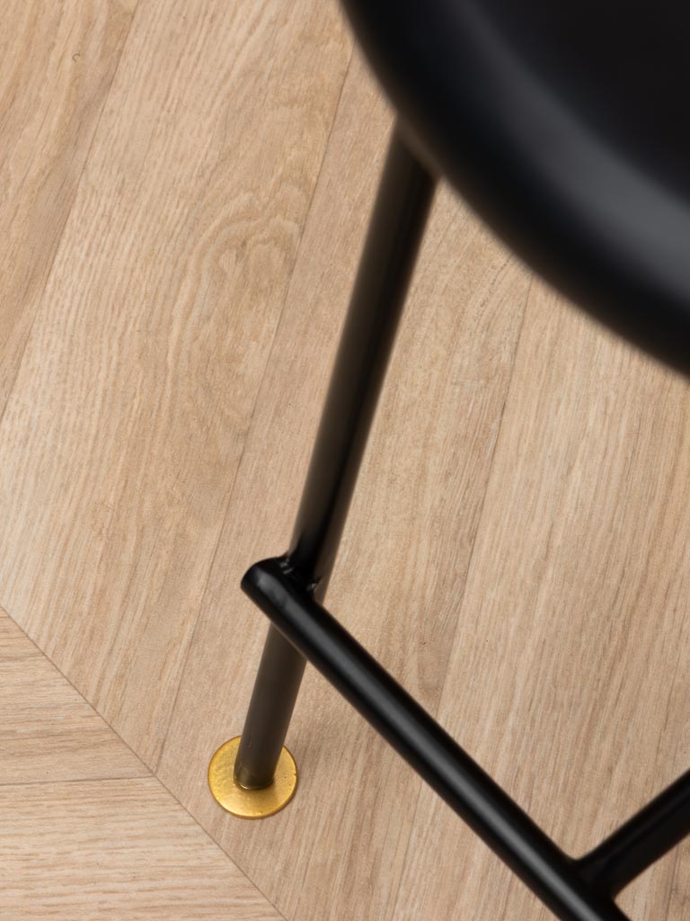Tabouret de comptoir bleu foncé Motta - 5