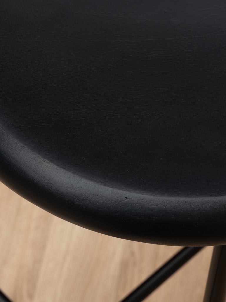 Tabouret de comptoir bleu foncé Motta - 4