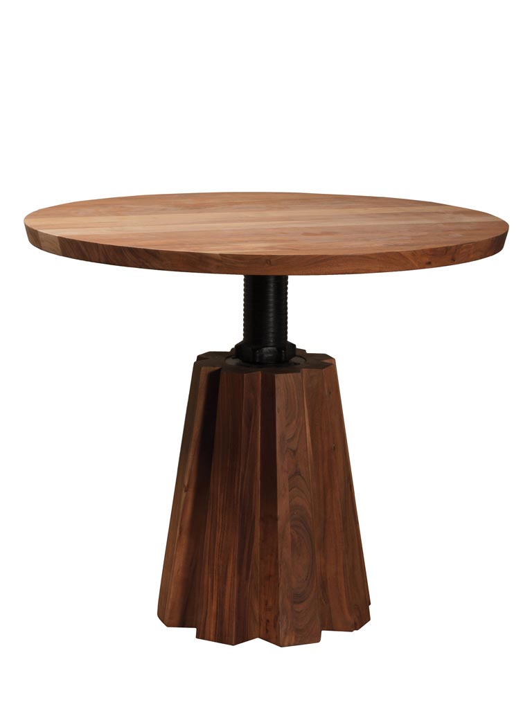 Table en acacia ajustable (76-106cm) Tanoura - 2