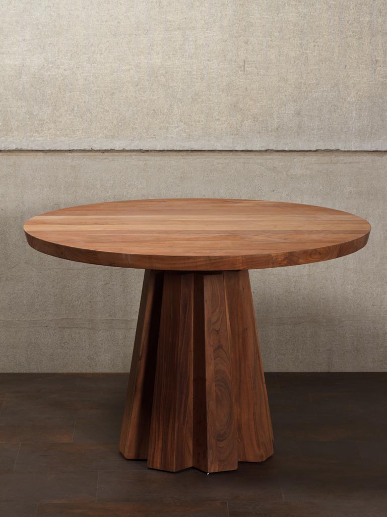 Table en acacia ajustable (76-106cm) Tanoura - 3