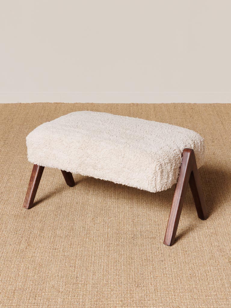 Tabouret repose-pied Shaggy - 1