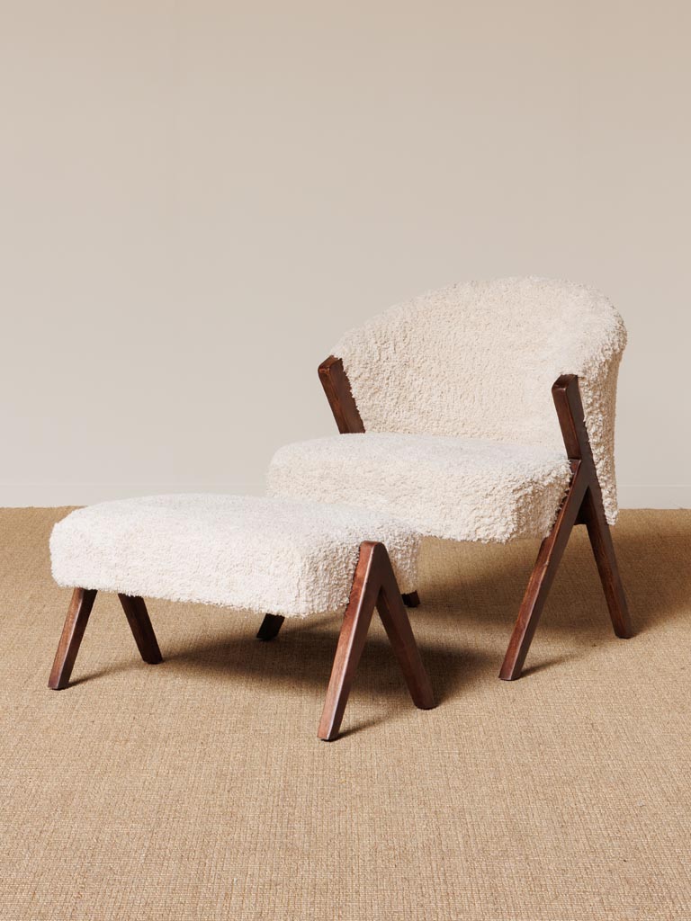 Tabouret repose-pied Shaggy - 6