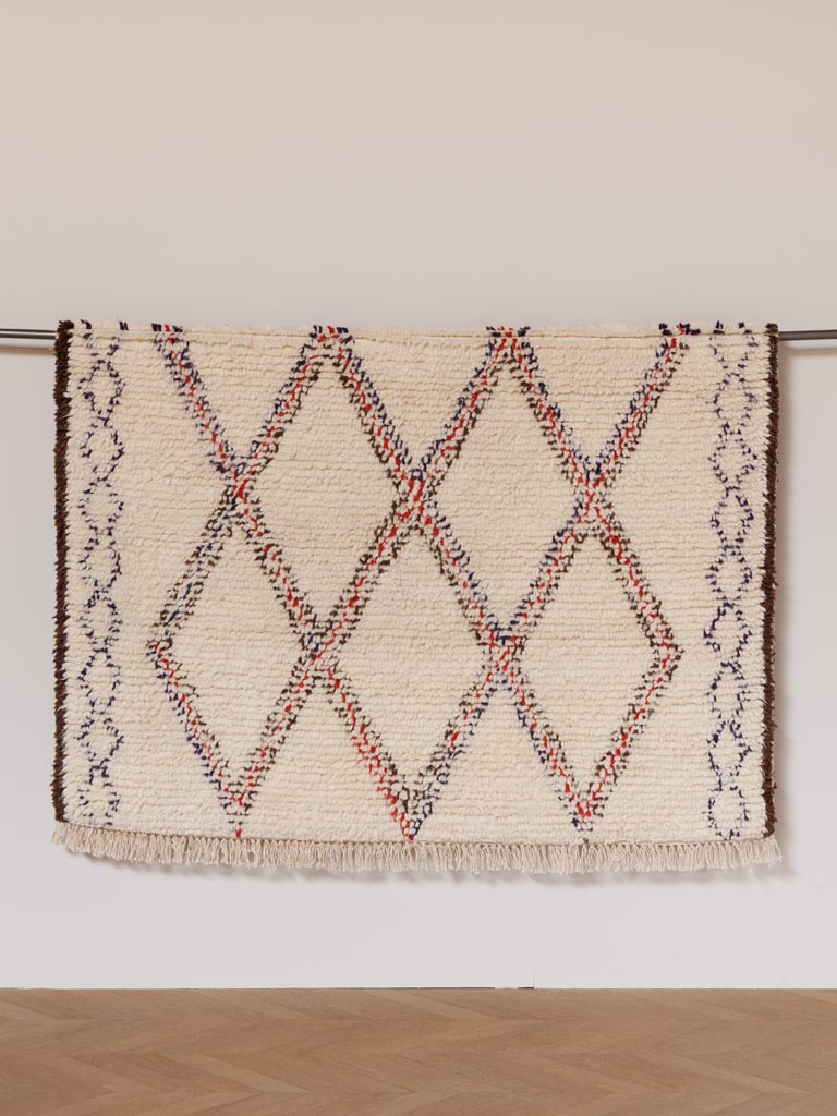 Berber style wool rug Moroccan - 1