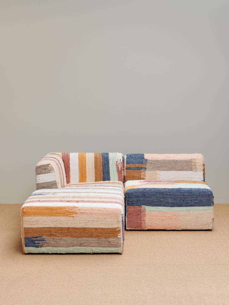 Méridienne multicolore Chindi - 4