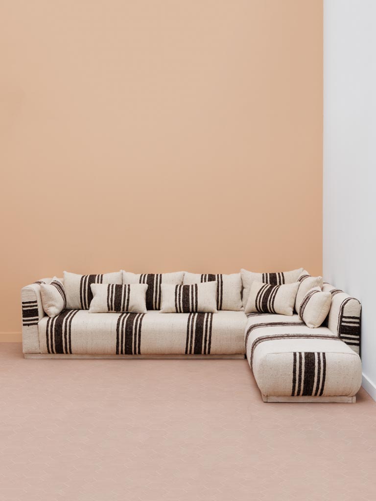 Sofa 5 seaters Berber - 4