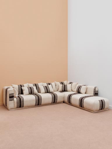 Sofa 5 seaters Berber