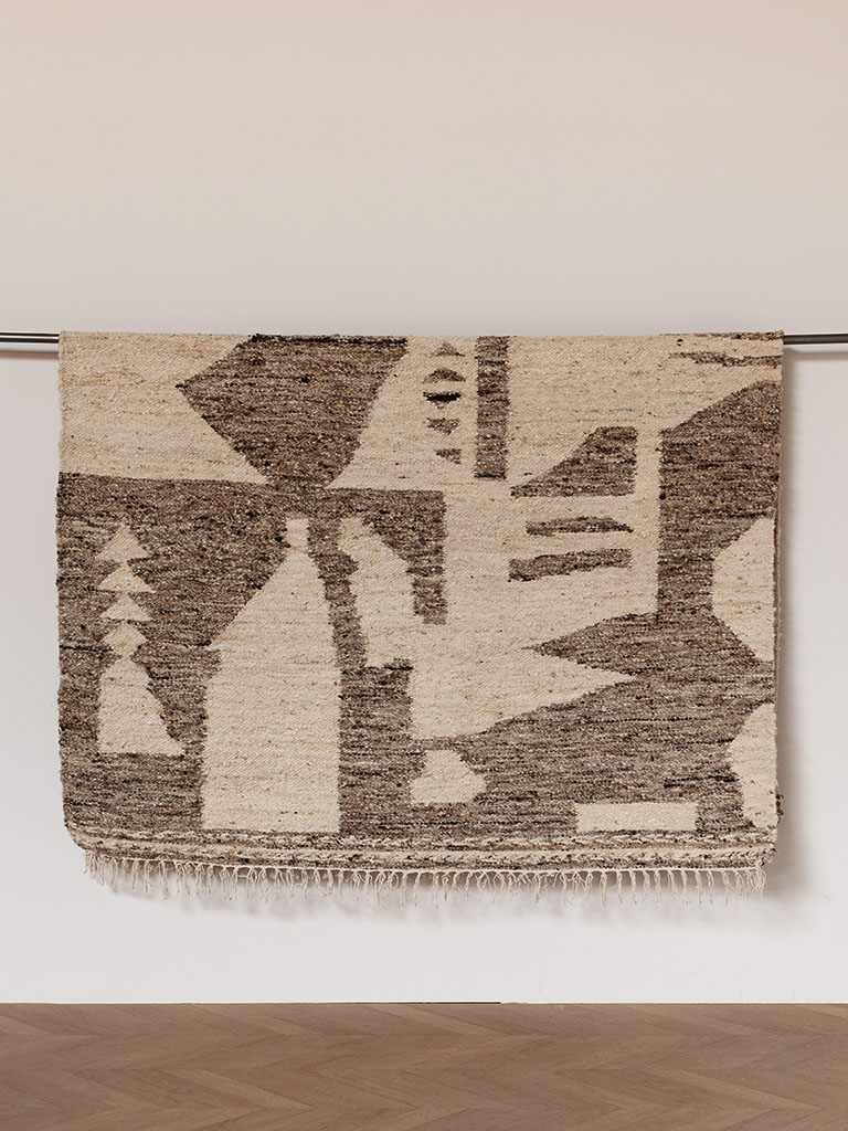 Berber style wool rug Makassar - 1