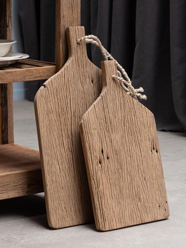 Set de 2 planches bois rustique