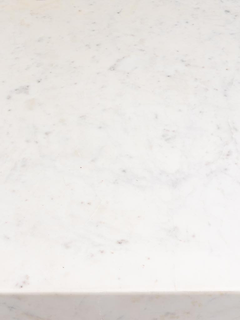 Kitchen counter Greta white marble - 8