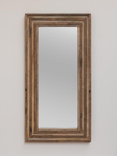 Miroir Asturias bois recyclé