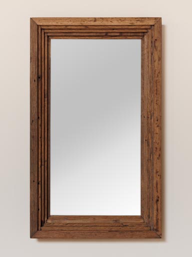 Large recycled wood mirror Asturias