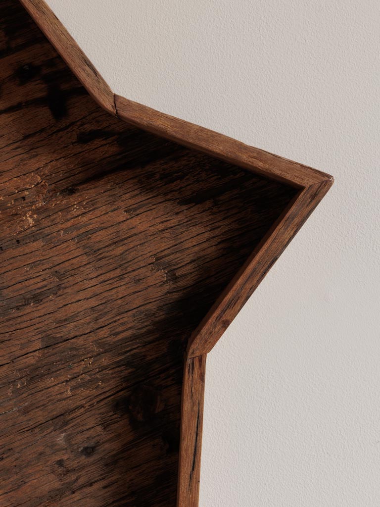 Reclaimed wood star wall decor - 4