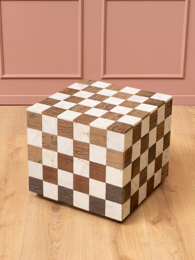 Side table white marble Kadrie - 4