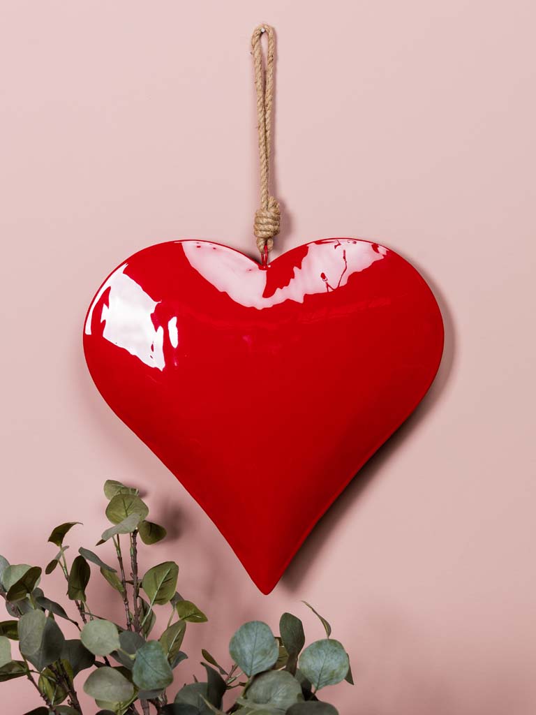 Xtra large hanging heart ornament - 1