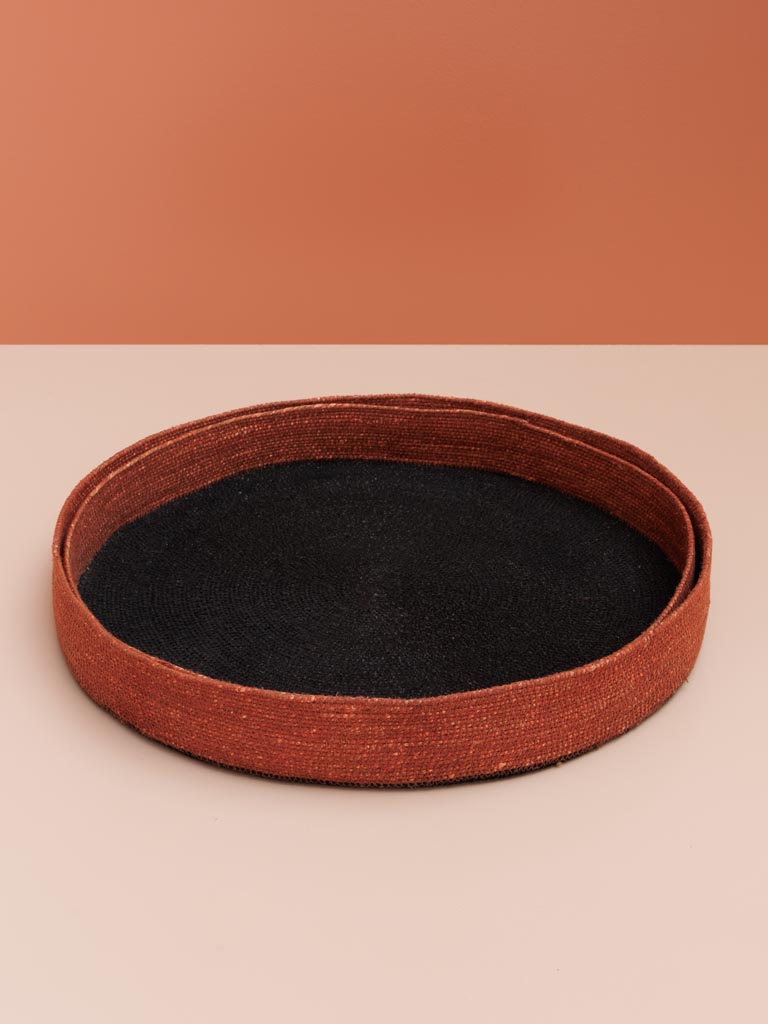 S/2 ethnic trays bicolor - 3