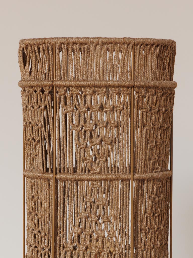 Woven jute table lamp Persia - 5