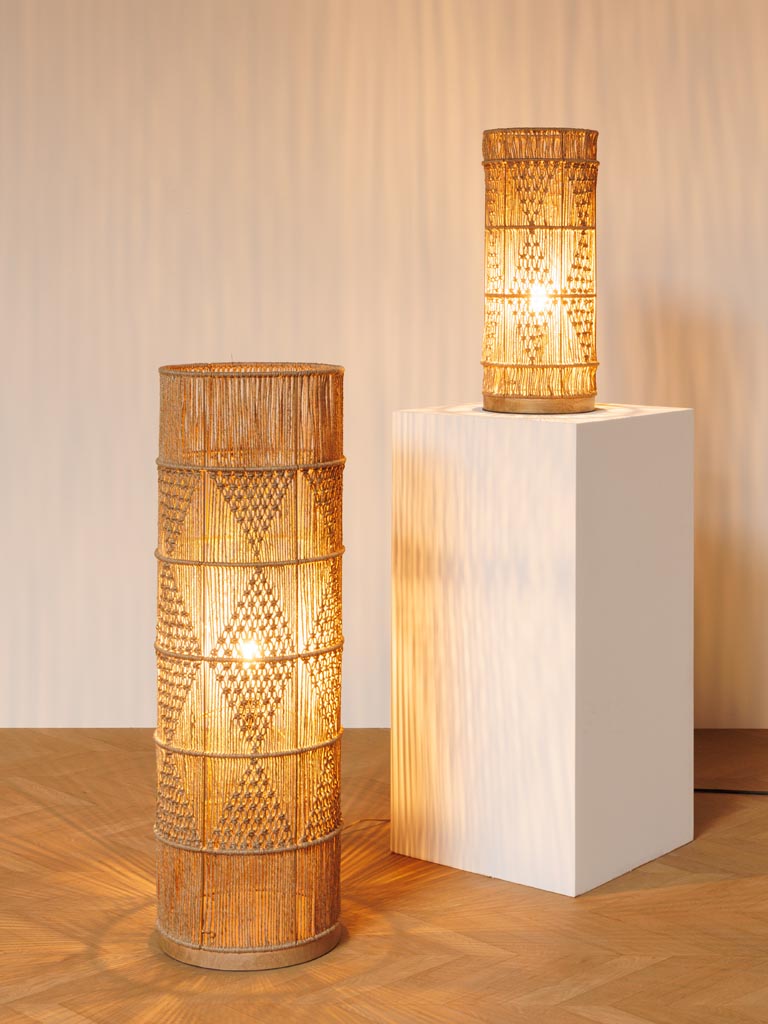 Woven jute floor lamp Persia - 6