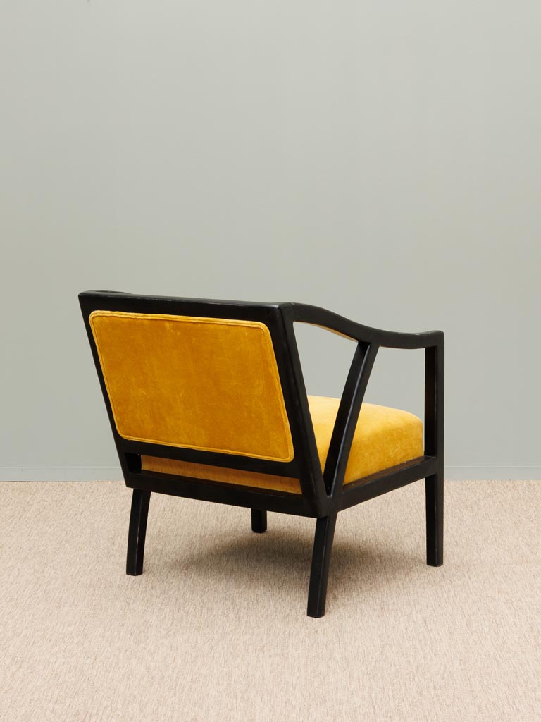 Embroidered armchair Curcuma - 4