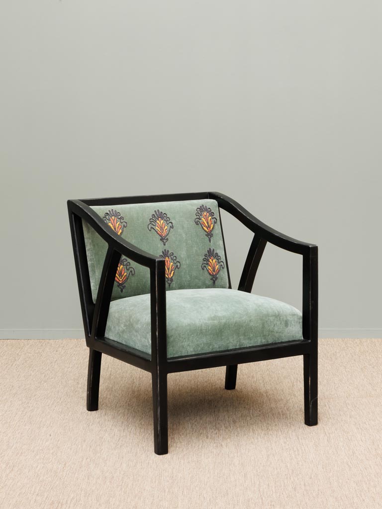 Embroidered armchair Kaffir - 1