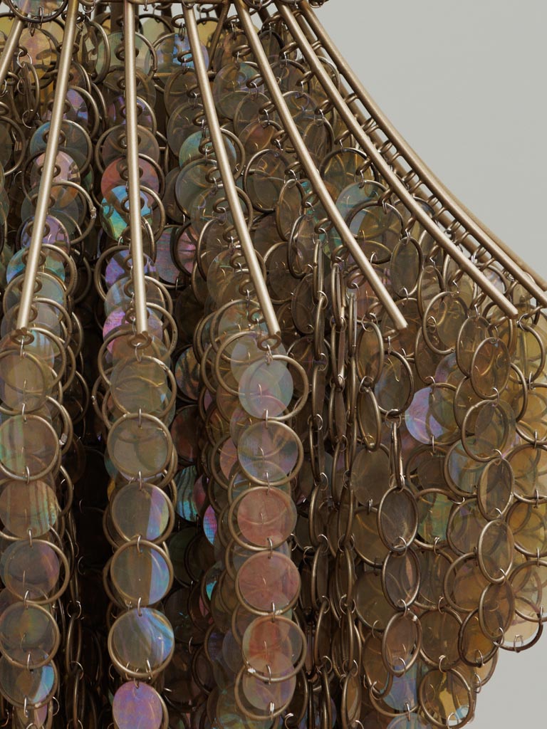 Iridescent hanging lamp Ariel - 4