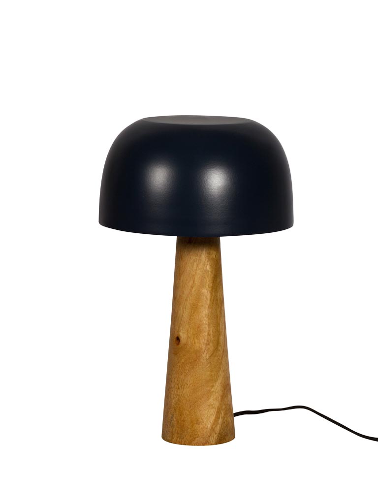 Table lamp blue shade Mushroom - 2