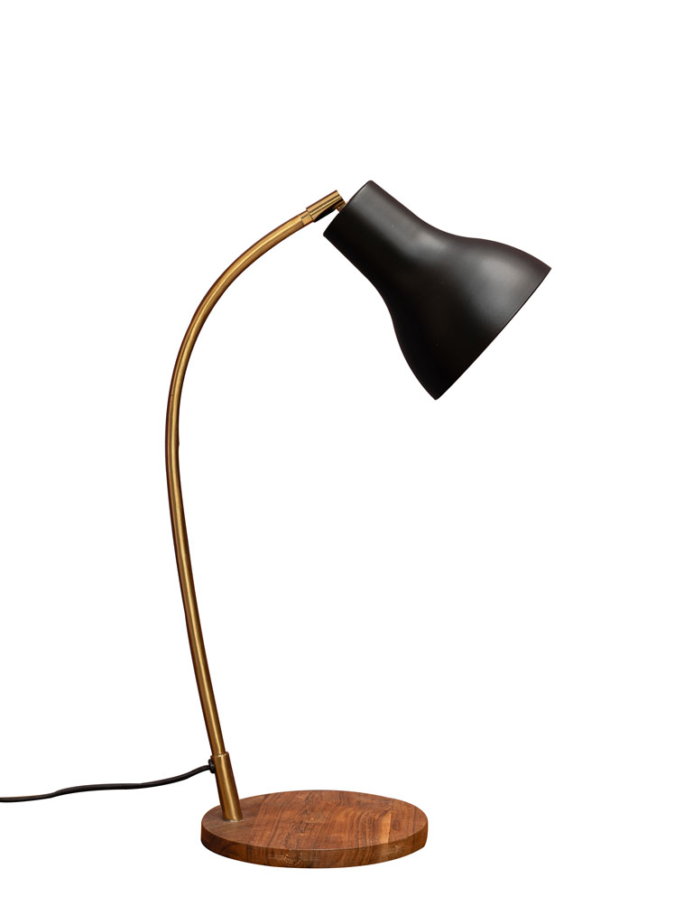 Desk Lamp Invanka wooden base - 2