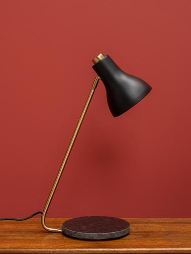 Lampe de bureau noire Luxe