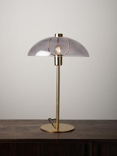 Lamp Orfea with glass shade