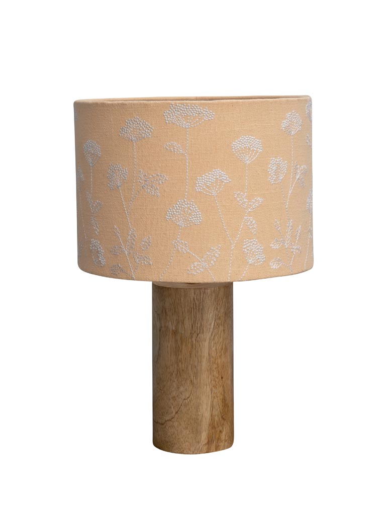 Table lamp Manon embroidered flowers - 2