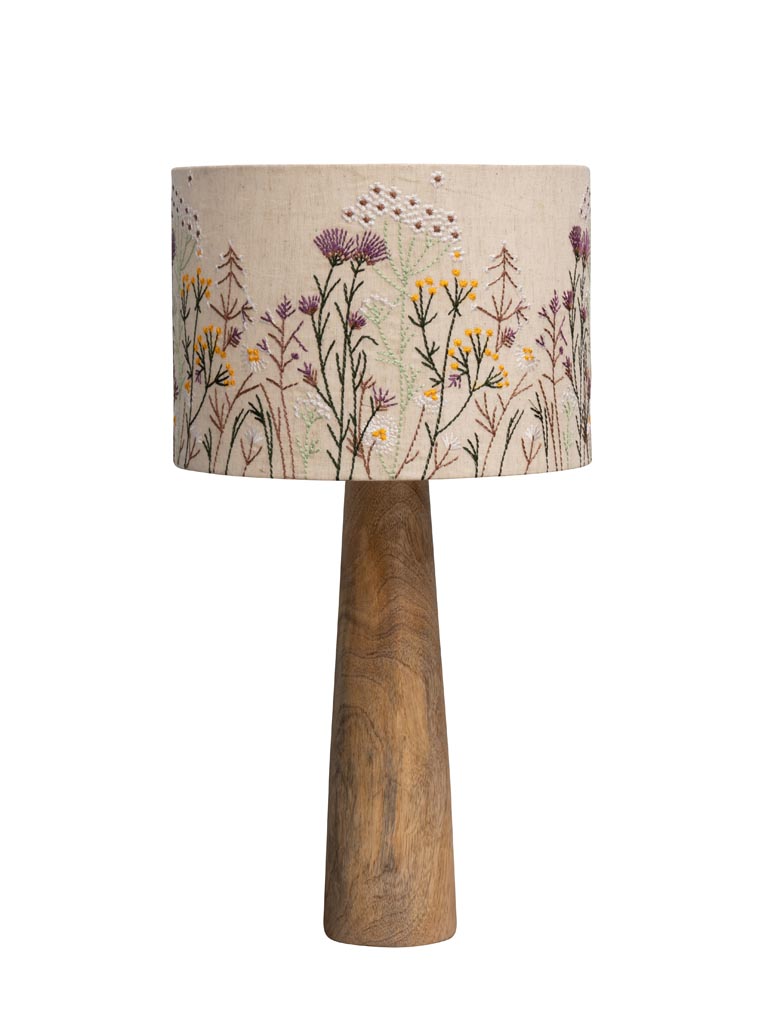 Table lamp Wildflower embroidered flowers - 2