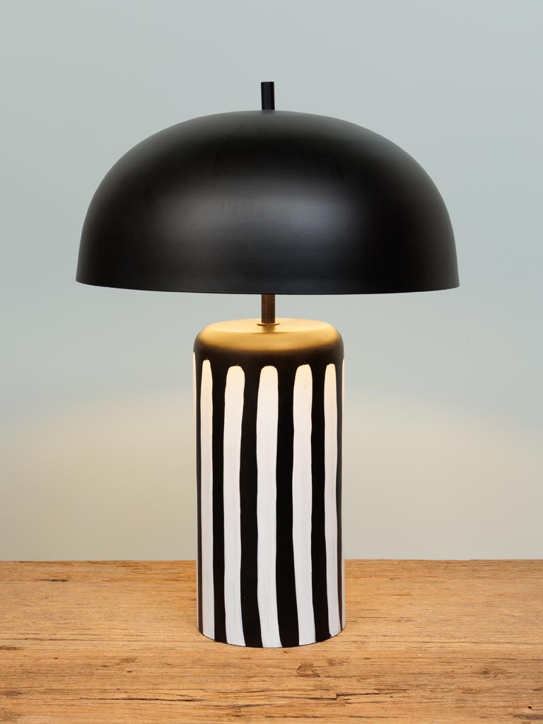 Taple lamp White Stripes - 3