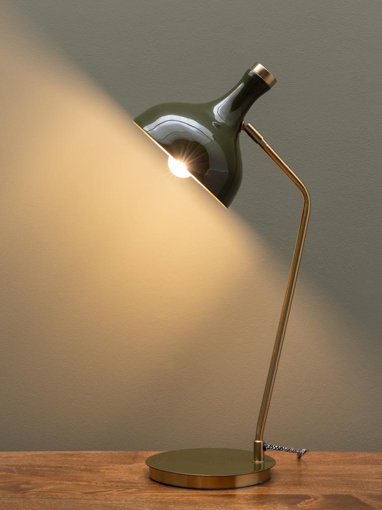 Desk lamp green & gold Olive - 3