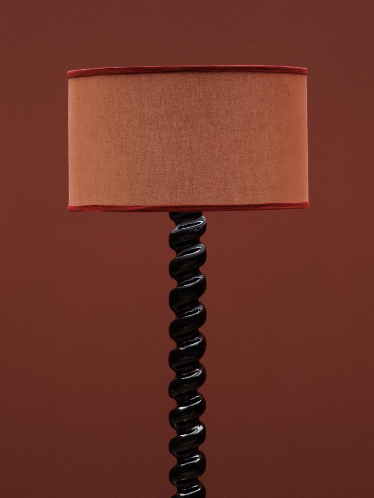 Black floor lamp Swirl - 3