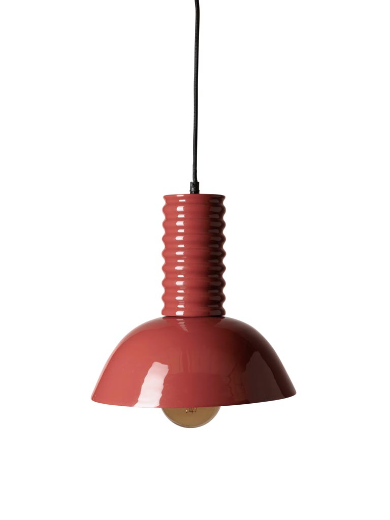 Burgundy hanging lamp Spirale - 2