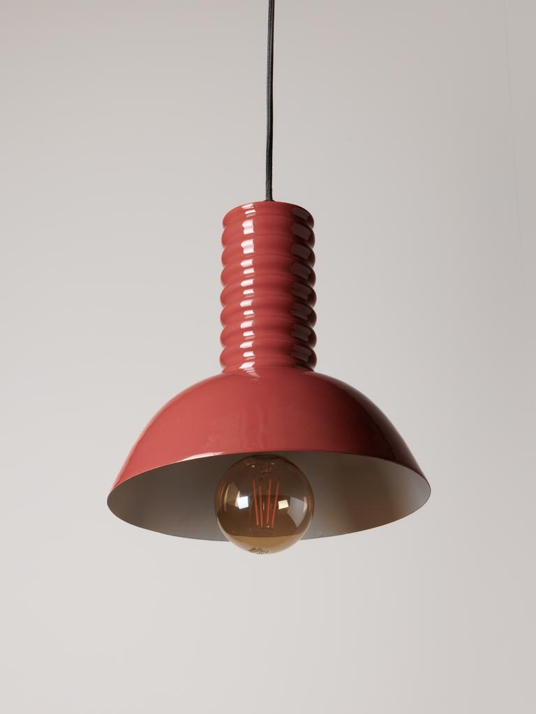 Burgundy hanging lamp Spirale - 3