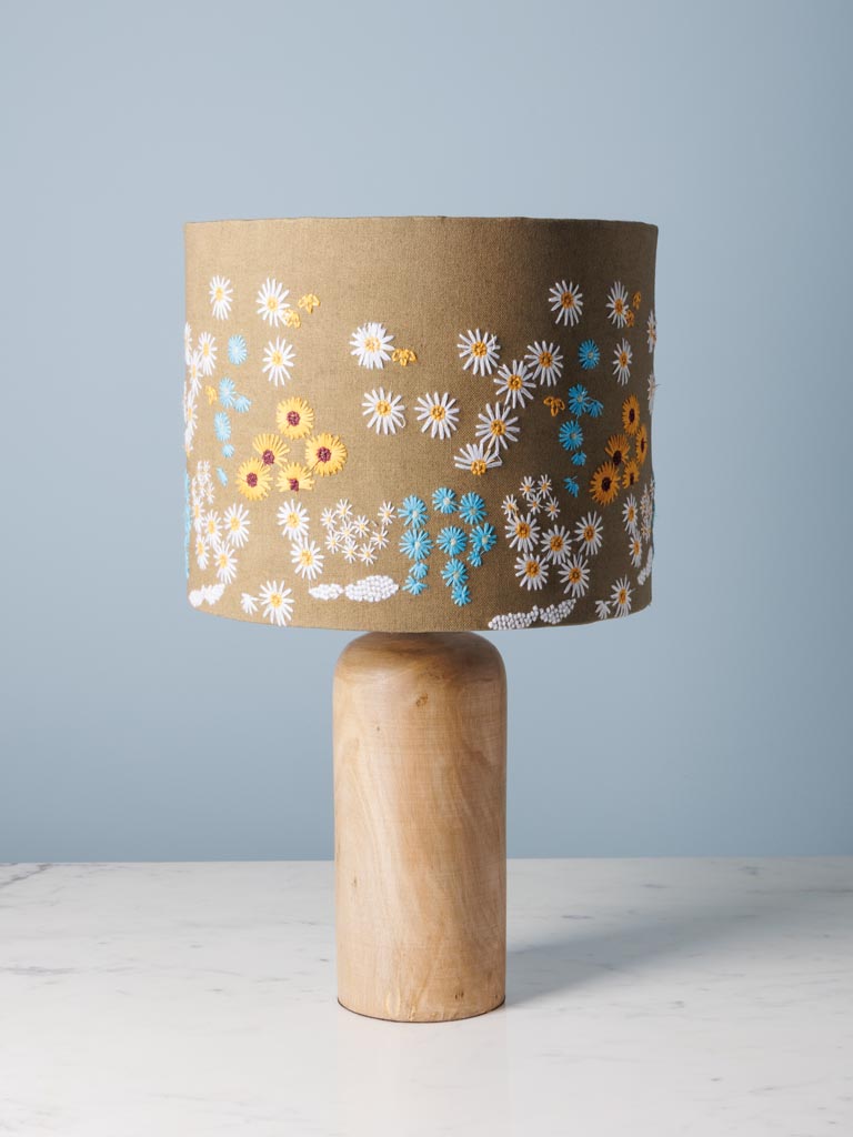 Embroidered lamp Jardin - 1