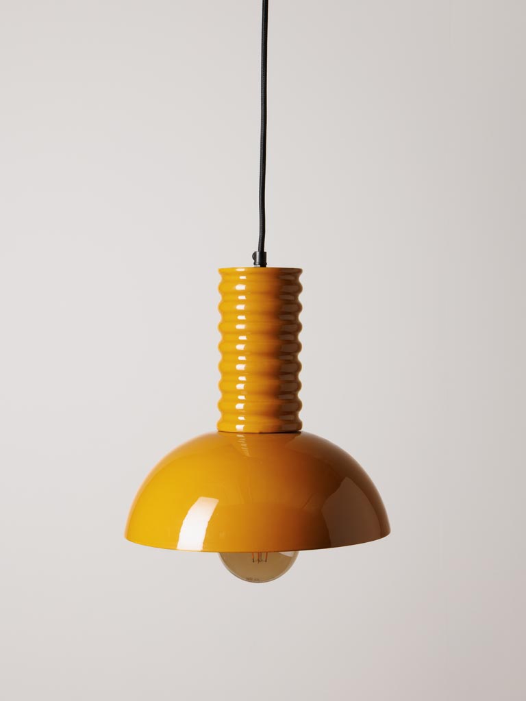Mustard hanging lamp Spirale - 1