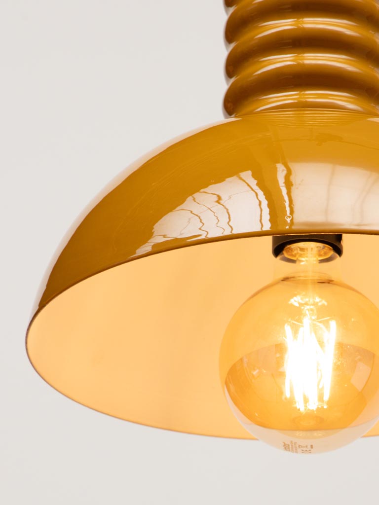 Mustard hanging lamp Spirale - 3