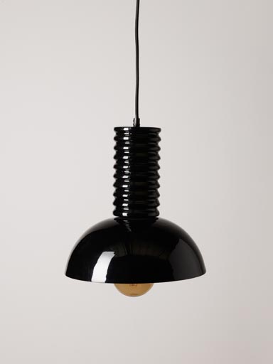 Suspension noire Spirale