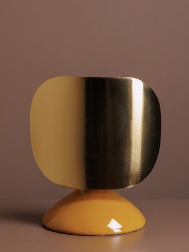Table lamp mustard & gold Panya