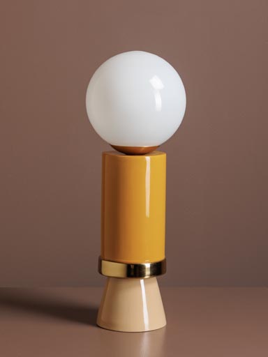 Brown & beige lamp Lipizza