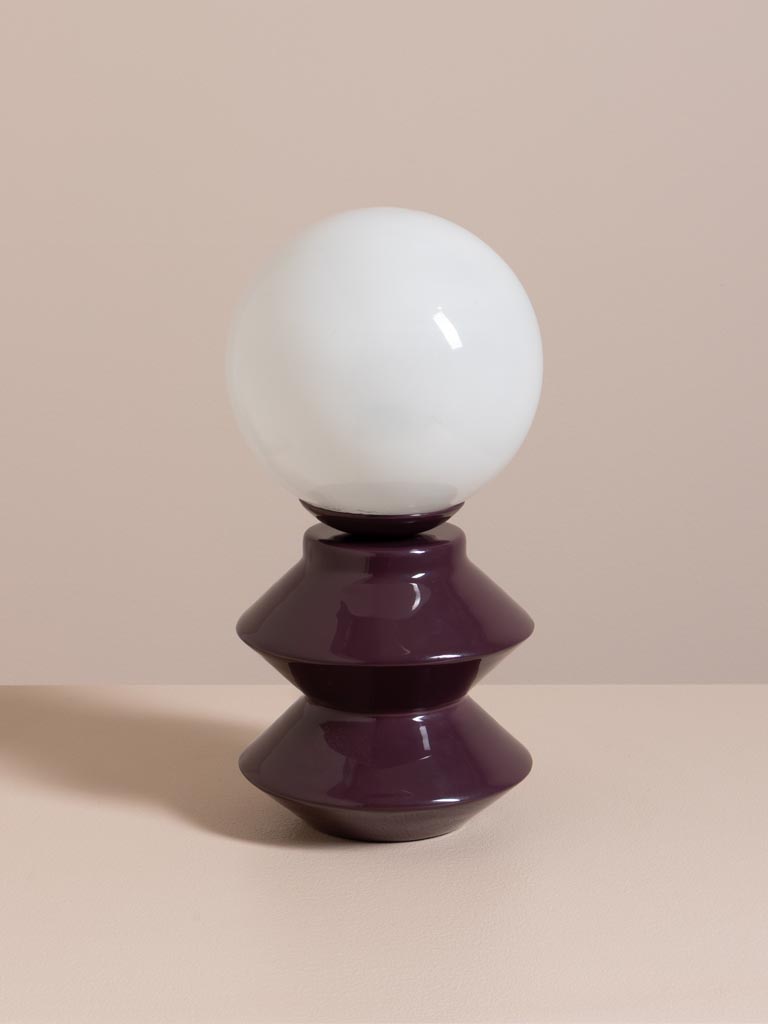 Lampe violette et globe Zou - 1