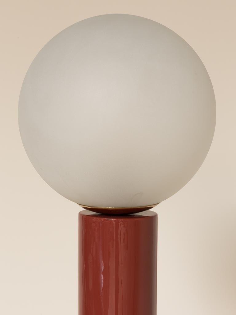 Yellow and red floor lamp Absolue - 4