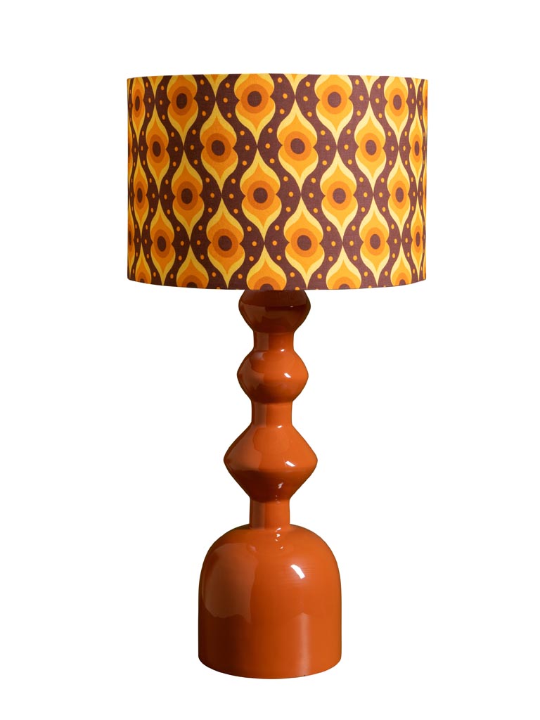 Orange table lamp Groovy - 2