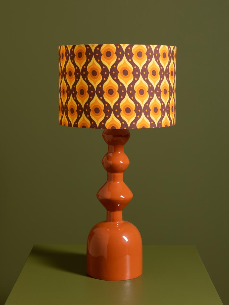 Orange table lamp Groovy - 1