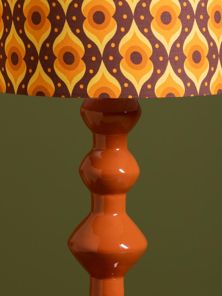 Orange table lamp Groovy - 3