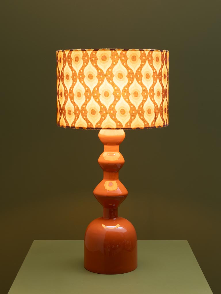Orange table lamp Groovy - 4