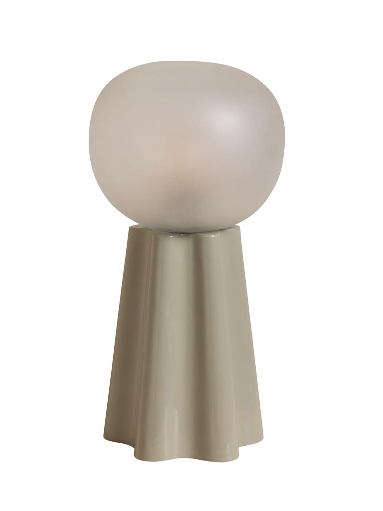 Lampe nomade vert clair Cannelé cable USB - 2